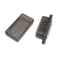 Transparenter Schwarzer 16-Pin OBD-Stecker mit 10 MM OBDII-Gehäuse ST-SOH-001 OBD2-Gehäuse