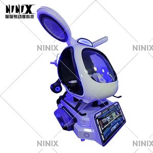 เครื่องจำลองการบิน VR ขนาดใหญ่ สถานที่จำลองการบินในร่มยอดนิยม ประสบการณ์การเรียนรู้วิทยาศาสตร์การบินและอวกาศ ห้องนักบินเสมือนจริง เครื่องเล่นเกมคอนโซล - Product Image 5
