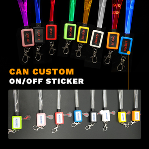 <span class=keywords><strong>LED</strong></span> 끈 깜박임 목걸이 ID 이름 배지 홀더 전시회 인증서 끈 카메라 폰 넥 스트랩 키 체인 홀더 - Product Image 5