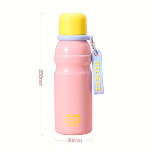 Colorful Children's Stainless Steel Vacuum Sports <b>Thermos</b> Cup Large Capacity UV Varnished Surface 6-12H Thermal Insulation - Product Image 5