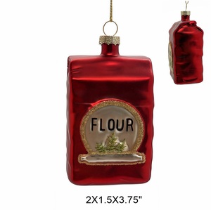 Adornos Colgantes de Cristal Hechos a Mano LILIAN para Bolsas de Papas Fritas, <span class=keywords><strong>Doritos</strong></span>, Nachos, Decoraciones Navideñas en Miniatura Rojas y Azules - Product Image 4