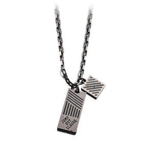 Pendentif Craft Wolf en acier inoxydable pour hommes et femmes, collier à chaîne au Design Original - Product Image 2