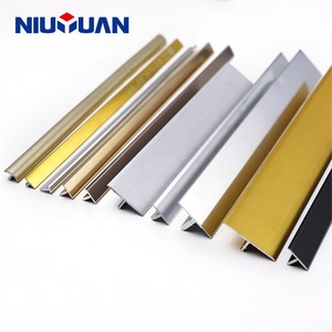 Niuyuan OEM nhà máy kim loại sàn chuyển tiếp dải nhôm t hình dạng gạch TRIM - Product Image 1