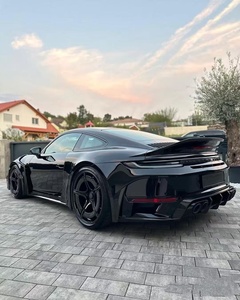 ชุดแต่งคาร์บอนไฟเบอร์ Rocket 900 สไตล์ สำหรับ Porsche 911 992 Carrera CarreraS คาร์บอนแห้ง  ลิปหน้า ดิฟฟิวเซอร์ สเกิร์ตข้าง สปอยเลอร์ - Product Image 4