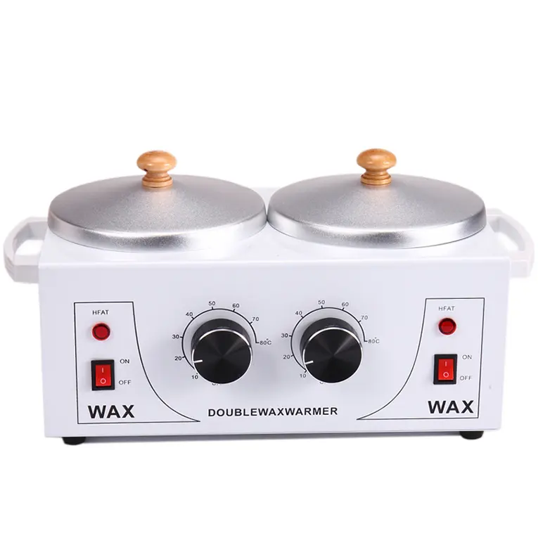 Double Pot Wax Machine Heater Electric Hair Removal Tool Wax Machine