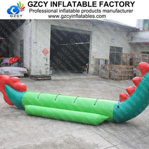GZCY Juego Inflable CY194-147, Juguetes Flotantes Inflables, Diseño Novedoso 2025, Banana Boat Deportivo Personalizado de PVC para Esquí Acuático, 2-8 Personas - Product Image 4