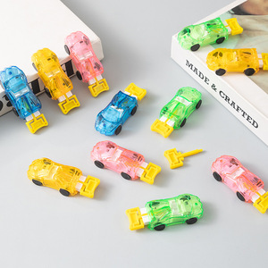 Coche de Carreras Catapulta de Plástico con Inercia para Niños de 5 a 7 Años, Vehículo de Juguete de Fricción de Colores Mezclados - Product Image 3