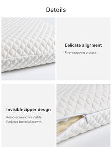 2025. Gran oferta, almohada de <span class=keywords><strong>Gel</strong></span> con forma de contorno, almohada de cuello de espuma viscoelástica clásica con <span class=keywords><strong>Gel</strong></span> de refrigeración para dormir - Product Image 3