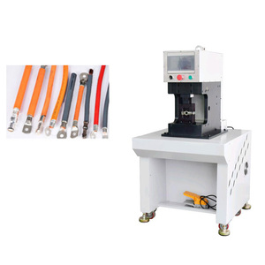 5500W Semi Automatic 50T Servo Terminal Crimping <b>Machine</b> 2.5–300 mm² Large Square Wire Terminal Crimping Tool with Factory Price - Product Image 6