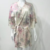 Robe en soie à motifs floraux pour femme, divers motifs de broderie pour les femmes, à porter au printemps et en été