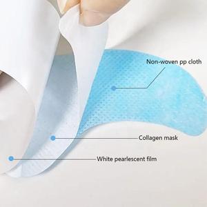 Una película de colágeno soluble en agua Papel Esencia para el cuidado de la piel Proteína antienvejecimiento Mascarilla facial Reduce las líneas finas <span class=keywords><strong>Arrugas</strong></span> Reafirmante Humedad - Product Image 4