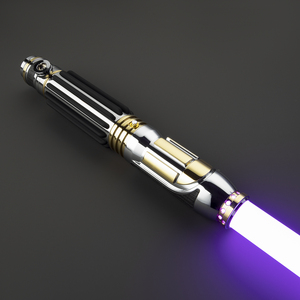 Sabre laser Nexussaber Mace <span class=keywords><strong>Windu</strong></span> avec poignée métallique, rechargeable, LED Flash Neopixel, lame PC, FOC Lock, robuste pour duels, contrôle par application - Product Image 2
