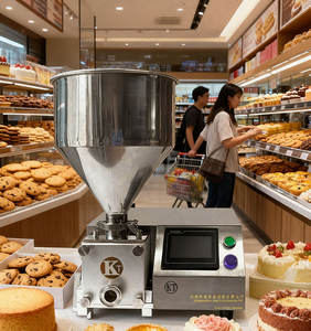 Machine de remplissage semi-automatique quantitative Sanitary 304 Hopper ZD200-D pour <span class=keywords><strong>yaourt</strong></span> et couches de parfait dans les cuisines d'hôtel - Product Image 2