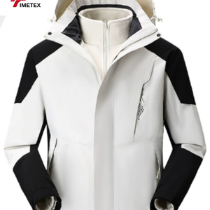 TIMETEX Haute Qualité Unisexe 3 en 1 Imperméable Extérieur Alpinisme Respirant Coupe-Vent Ski <span class=keywords><strong>Veste</strong></span> Avec Capuche - Product Image 3