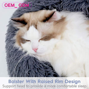 Großhandel Haustier Hund & Katze Bett Sofa Beruhigend Faltbar & Wasch bar aus China Hot Sell Hersteller aus Kunst pelz - Product Image 3