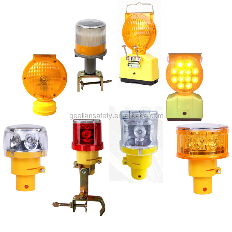 Luz De Advertencia Estroboscópica Solar – LED Súper Brillante, Impermeable IP65, Con Sensor Nocturno Automático – Ideal Para Barreras, Carreteras, Construcción Y Señalización