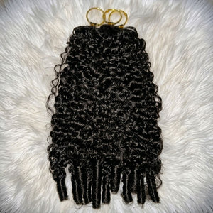Extensioni per capelli ricci invisibili a uncinetto 15A, senza nodi, pre-selezionate, effetto acqua, in offerta - Product Image 5