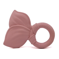 Hevea caoutchouc caoutchouc naturel anneau de dentition jouet de bain cadeaux biologiques de luxe pour nouveau-né