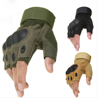 Demi doigt hommes gants en plein air Fitness entraînement gants antidérapants sport tir chasse Airsoft moto cyclisme gants