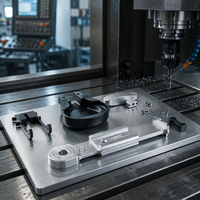 Pièces de prototype CNC rapides, composants en alliage sur mesure, fabrication industrielle par usinage