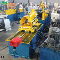 Máquina de Soldadura de Vigas de Refuerzo de Alto Rendimiento Azul C40x29 C60x30 C80x40 C100x50, Línea de Fabricación Automática Robusta