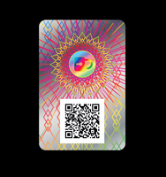 Autocollant de sécurité 3d hologramme étiquettes de sécurité, étiquettes de sécurité hologramme autocollants avec numéros de série Qr Code