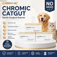 Fil de Suture Chirurgical Vétérinaire en Catgut Chromique Stérile et Résorbable pour Usage en Clinique Vétérinaire