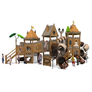 Équipement de terrain de jeu extérieur en bois personnalisé <span class=keywords><strong>KAILANG</strong></span> de haute qualité pour les enfants, pour une utilisation dans le jardin ou la cour, capacité de 500 kg pour 3 à 10 enfants - Product Image 2