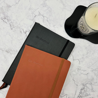 Vente chaude échantillon gratuit cahier populaire GO Journal couverture rigide planificateur en cuir PU avec bande élastique