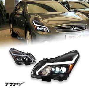 Gruppo Fari Modificato TYPY per Infiniti G25 G37 2010-2015, Lente LED 12V, Luci Diurne, Indicatore di Direzione Dinamico - Product Image 1