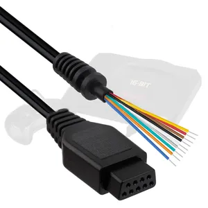 Cable de Control para <span class=keywords><strong>Sega</strong></span> Genesis 2/<span class=keywords><strong>Mega</strong></span> <span class=keywords><strong>Drive</strong></span> 2, Cable de Extensión de 9 Pines para Consola de Juegos - Product Image 3