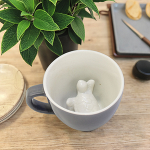 Tasses à café en céramique de voyage amusantes avec figurine de tortue de 11 oz, animaux 3D à l'intérieur, pour garçons, filles, femmes et hommes - Product Image 5
