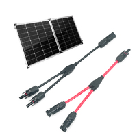 Produsen grosir 2-in-1 y-type Solar Harness kabel untuk koneksi Panel surya