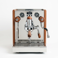 Machine à café expresso et thé professionnelle semi-automatique à double chaudière, contrôlée par PID, avec pompe vibrante, pour usage commercial