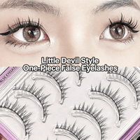 Cils entiers BQI, une seule pièce, aspect naturel, denses, faux cils, légers, confortables à porter