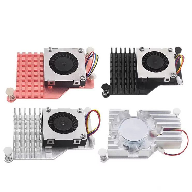Raspberry Pi 5  Active Cooler Fan Pure Copper Heatsink for Efficient Cooling Consumer Electronics Product