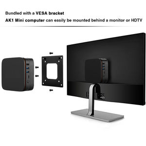 Soyeer Intel <span class=keywords><strong>Apollo</strong></span> <span class=keywords><strong>Lake</strong></span> <span class=keywords><strong>Celeron</strong></span> <span class=keywords><strong>J3455</strong></span> AK1 Mini pc RAM 8G ROM 256G Quad Core Win10 tipo-C 1000 LAN doble pantalla MINI PC - Product Image 4