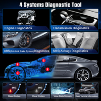 Escáner OBD2 LAUNCH CRP129I V2.0 Elite 2026, Herramienta de Diagnóstico con Diagnóstico de Cuatro Sistemas y 8 Reinicios, Similar a CRP129X