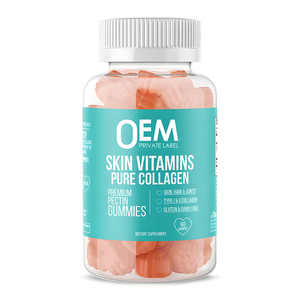 Bonbons gélifiés à la biotine pure et au collagène, vinaigre de <span class=keywords><strong>cidre</strong></span> de pomme, vitamines pour les cheveux et la peau, améliorent l'immunité, 60 unités, non destiné aux femmes enceintes - Product Image 2