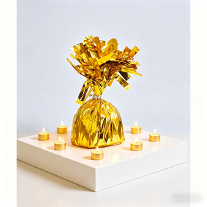 Party Love garantisce l'identificazione consistente del prodotto e il controllo della qualità. Confezione da 12 pezzi Peso Gold per bomboniere. - Product Image 5