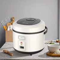 Cuiseur à riz électrique intelligent de 3L avec contrôle numérique automatique Pot en céramique multicuiseur à faible teneur en sucre Tasse à mesurer carrée pour la maison et l'hôtel