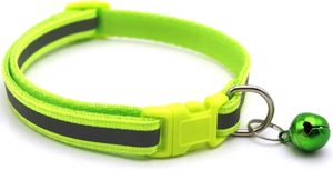 Collier Réfléchissant en Nylon Réglable Multicolore avec Clochette pour Chats et Chiens – Vente en Gros Fabricant - Product Image 4