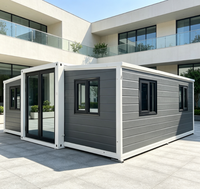 Villa préfabriquée de luxe 40 pieds x 20 pieds, 2 à 5 chambres, maison conteneur extensible, maison mobile portable, mini-maison en acier