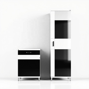 מתכת ייצור מותאם אישית מוסך הגשה חדר אמבטיה סלון כלי מטבח אחסון ארון מתכת תיבת מתכת - Product Image 4