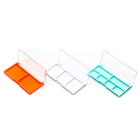 Palette de fards à paupières rectangulaire vide personnalisable en plastique avec votre logo, fabriquée à partir de matériaux recyclés, pour vente en gros et marque privée