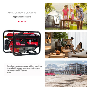 Ev Tipi Benzinli Jeneratör Küçük Boy 3kw 5kw 6.5kw 8kw 10kw Dış Mekan Acil Durum Jeneratörü 220V 380V Elektrikli Çalıştırma - Product Image 5