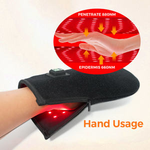 Drahtloser 660nm 850nm LED-Infrarot lichttherapie handschuh für Hände und Handgelenke - Product Image 3