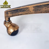 Base de chaise pivotante 4 étoiles en aluminium avec accents en bronze de qualité supérieure, base de chaise moderne en métal pour mobilier de bureau, salon, hôtel