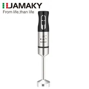 JAMAKY Offre Spéciale professionnel ménage 220V lame en acier inoxydable 2 vitesses 1200W puissant bâton de mélangeur électrique à main