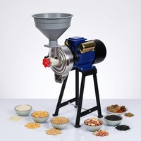 Machine à moudre multifonctionnelle sèche et humide pour céréales, farine, lait de soja, tofu, beurre de cacahuète, petite transformation alimentaire, usage agricole